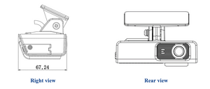 AD Plus 2.0-S - 1 + 2 ADAS Dashcam – transiCAM